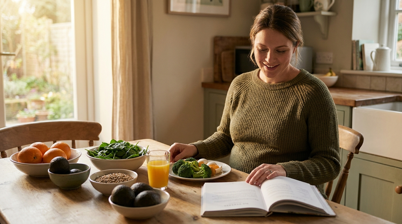 What are the best folate-rich foods for pregnancy?