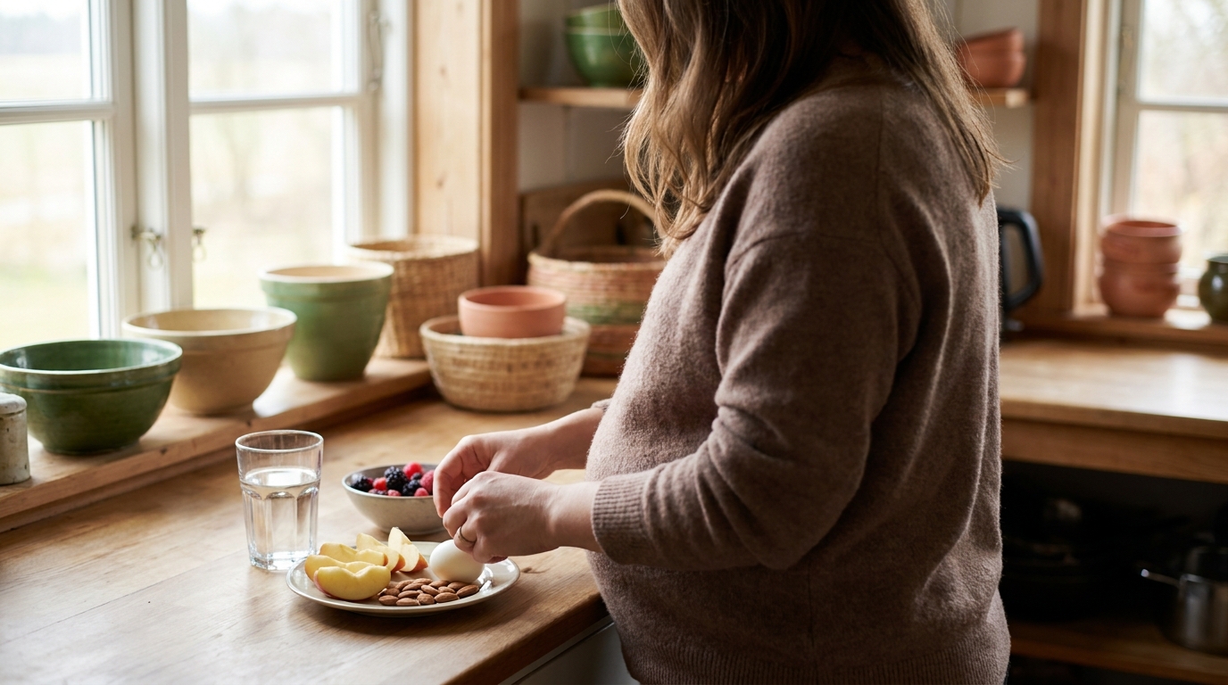 How do snacks fit into a gestational diabetes eating plan?