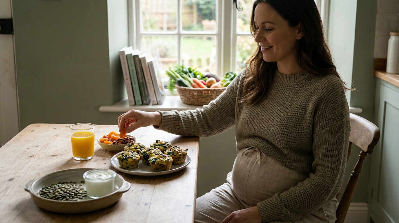 What snacks give me iron and calcium during pregnancy?
