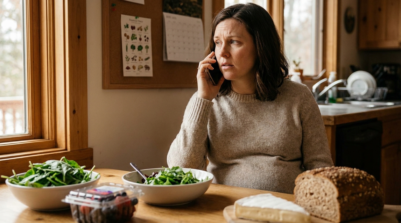 What listeria symptoms mean call your OB now — don't wait?