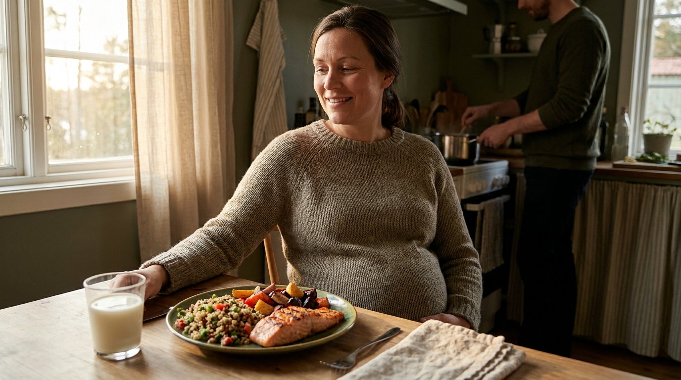 What makes a pregnancy dinner actually balanced?