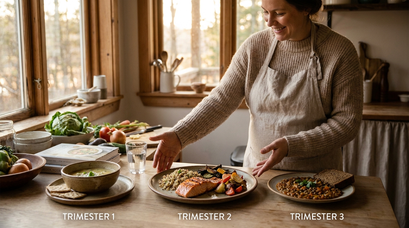 Which dinners are best by trimester?