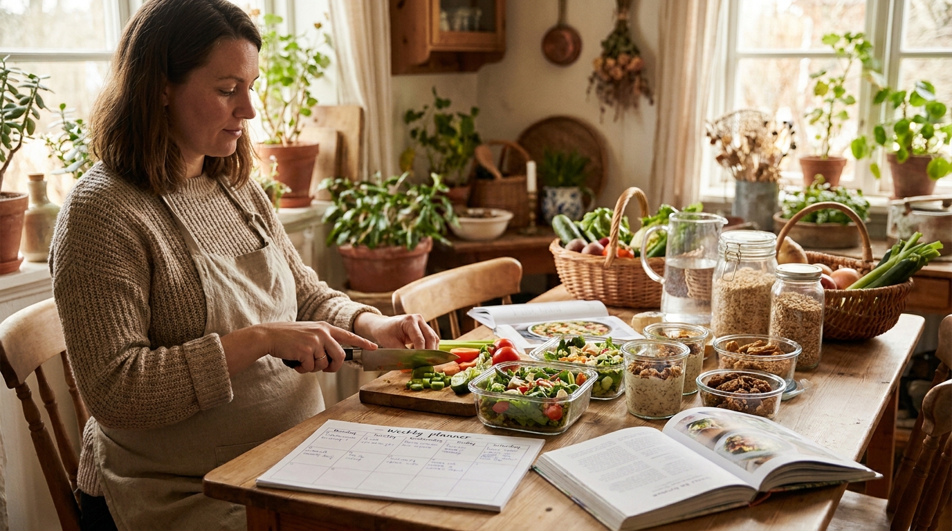 What does a realistic one-week pregnancy prep plan look like?
