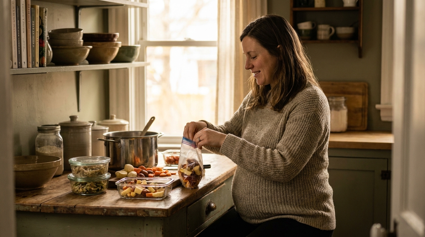 Pregnancy Meal Prep: A Realistic Week of Freezer-Friendly Meals
