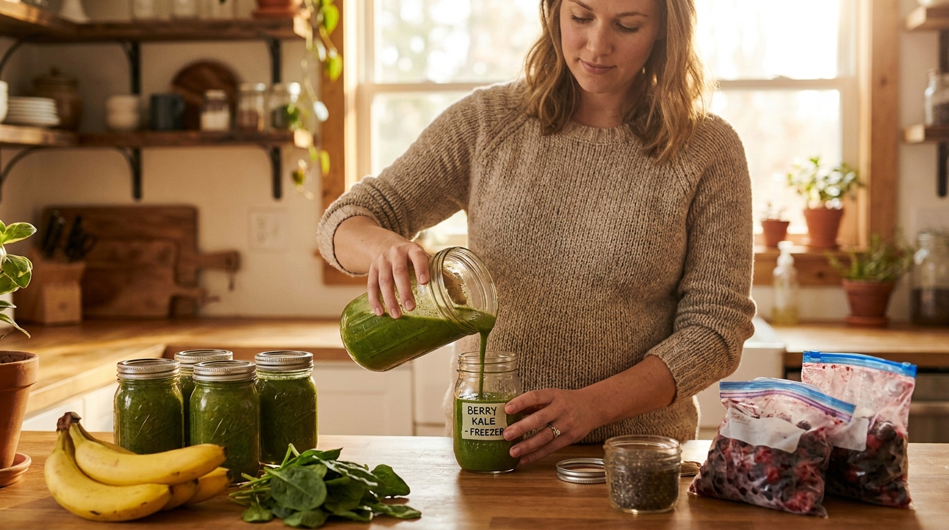 Can I make pregnancy smoothies ahead and freeze them?