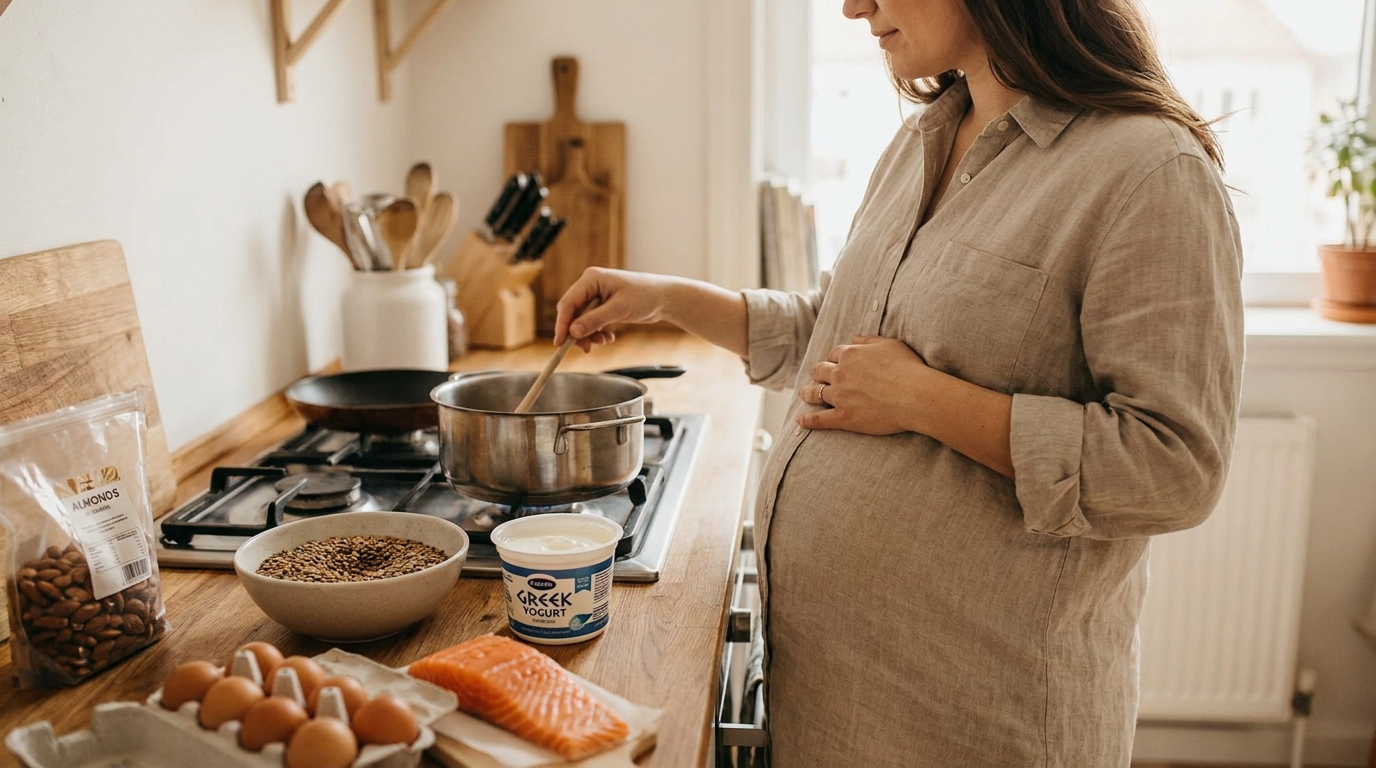 How much protein do I need per day while pregnant?