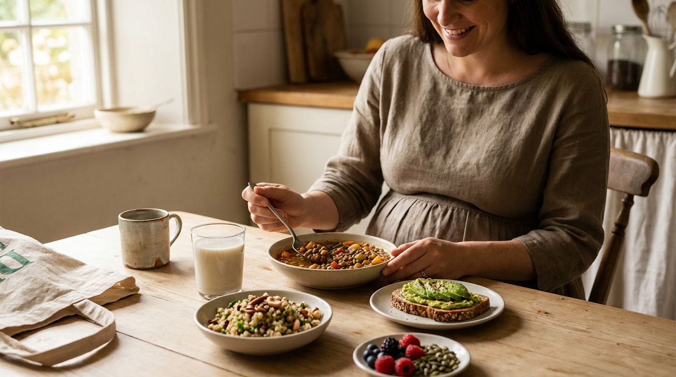 What does a sample 71g vegan day look like?